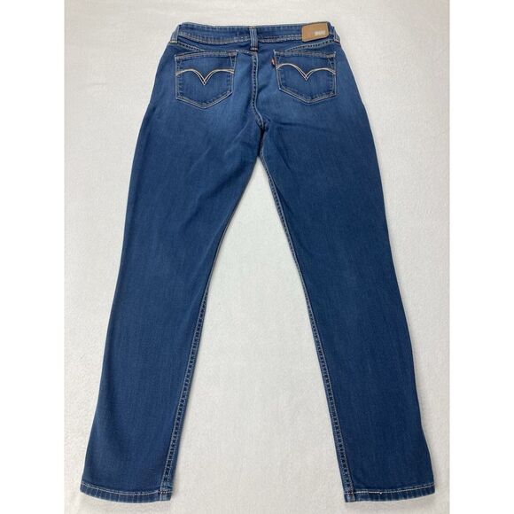Levis Blue Low Rise Skinny Fit Bold Curve Stretch Denim Jean Womens 31x28 - Picture 7 of 10